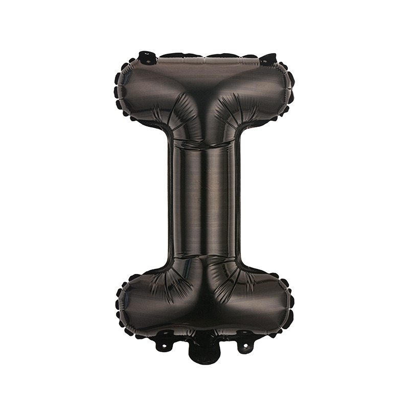 Estilo americano Delgado 16 pulgadas inglés carta globo pequeño tamaño A- Z cumpleaños boda habitación decoración aluminio película globo al por mayor