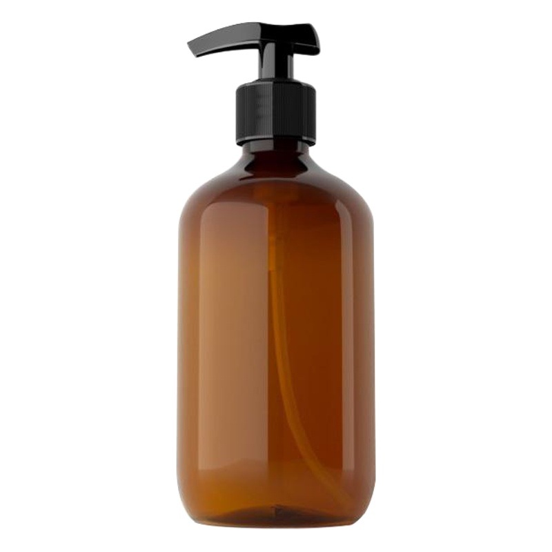 300ml botella de loción de hombro redonda botella de plástico botella vacía champú sub-botella desinfectante de manos botella de loción de embalaje cosmético