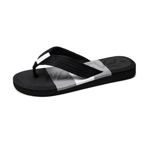 Summer new color matching trendy men's flip-flops, fashionable and casual indoor and outdoor beach sandals and slippers directly supplied from the manufacturer