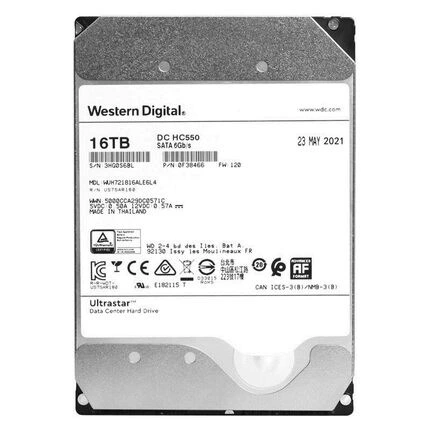 Жесткий диск (Western Digital) WUH721816ALE6L4 16ТБ DC HC550 SATA 6Gb/s, корпоративный механический HDD