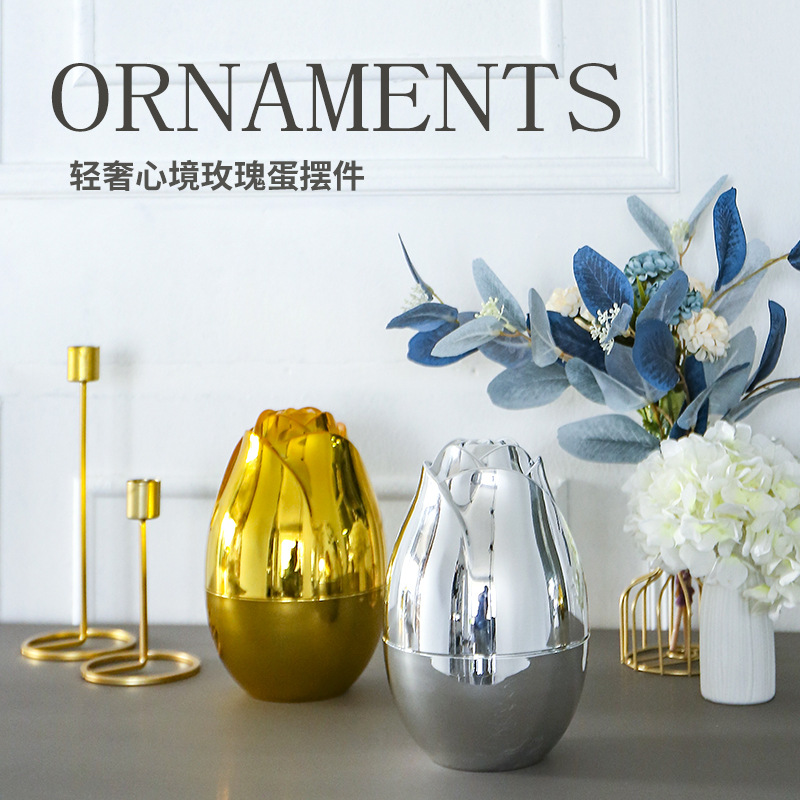 L不鏽鋼餐具西餐刀叉勺套裝  心境瓶玫瑰瓶西餐餐具 東方美學擺件