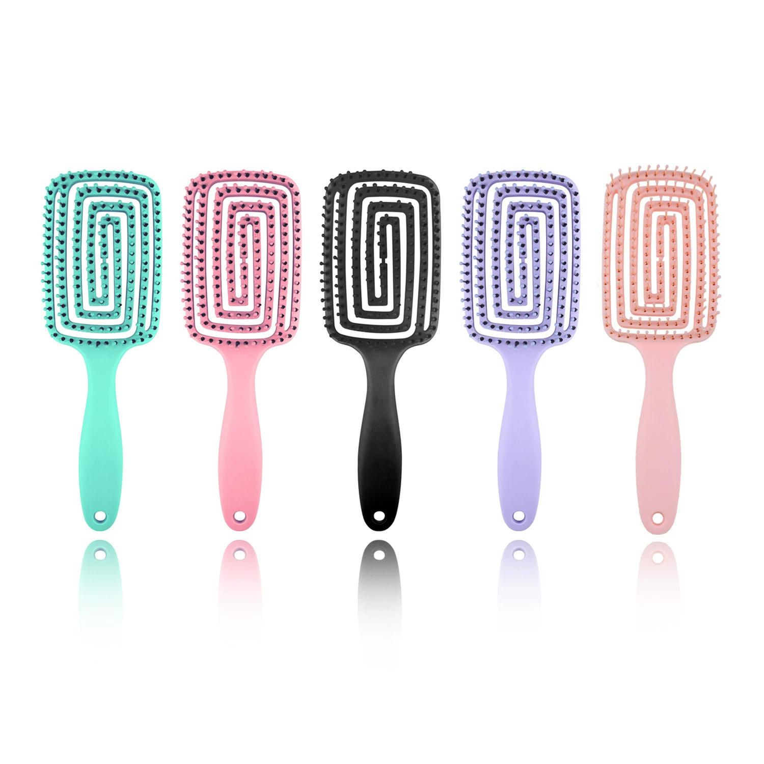 Щетка, массажер, воздушный мешок,-curly soft heel for scalp, добавляет объем