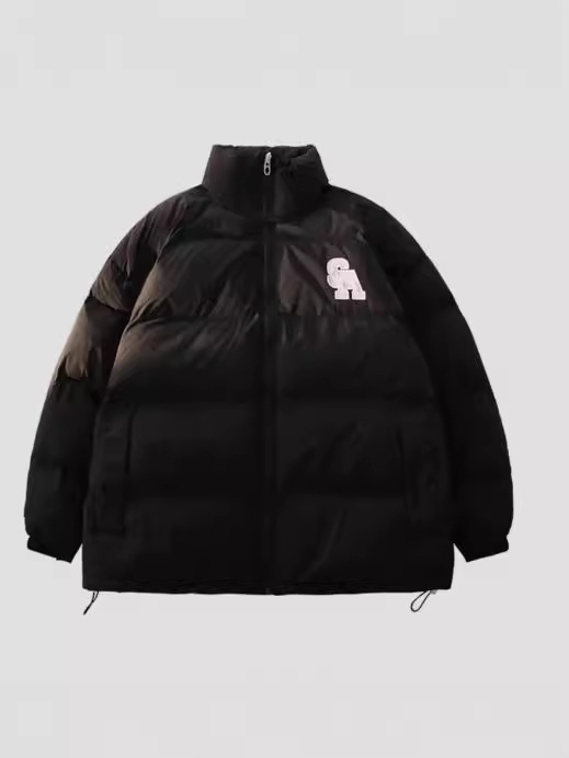 플러스 사이즈 오프 시즌 두꺼운 코튼 패딩 코트 남성과 여성의 겨울 패션 브랜드 커플의 코튼 패딩 코트 플러스 사이즈 짧은 코튼 패딩 코트