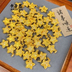 赤い本の爆発的な隕石の星のペンダントの砂金のネックレスは長い間色あせません。