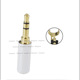 One white 3-section cord clip plug