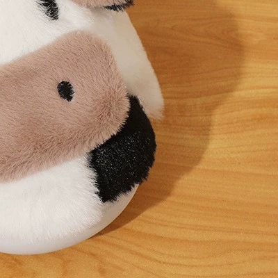 Обработка на заказ трансграничные коровы хлопчатобумажные тапочки зимний плюшевый дом в помещении теплый хлопок перетаскивание мультфильм внешней торговли