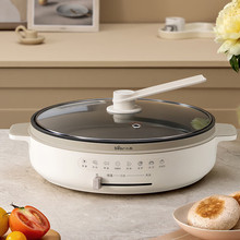 小熊电饼铛DBC-H16U5家用加深加大新款烙饼锅烤面煎饼电煎锅功能