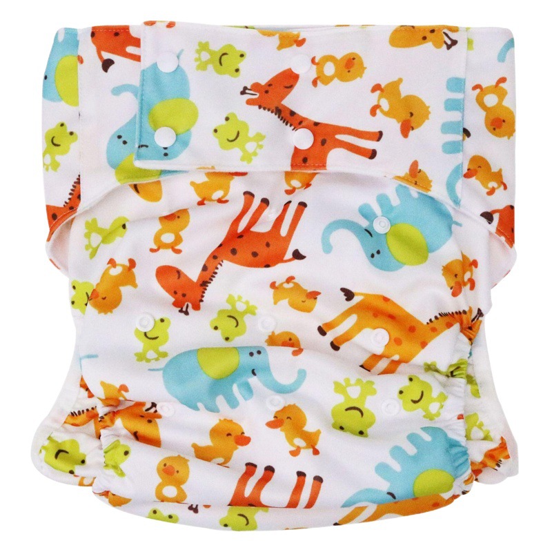 Pañal de tela a presión para adultos Impresión de pañal extra grande bolsillo lavable transpirable a prueba de fugas suministros de cuidado para adultos entrega de una sola pieza