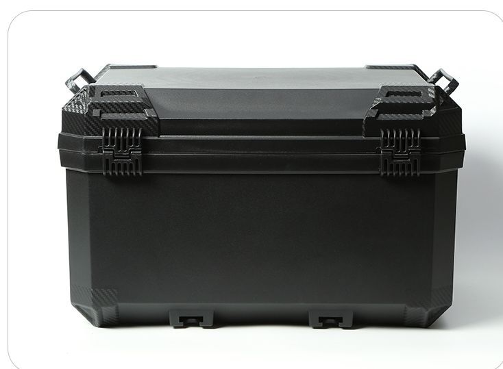 Motorcycle Large-Capacity Tail Box Electric Vehicle Scooter Detachable Trunk Takeaway Universal Non-Aluminum Tool Box