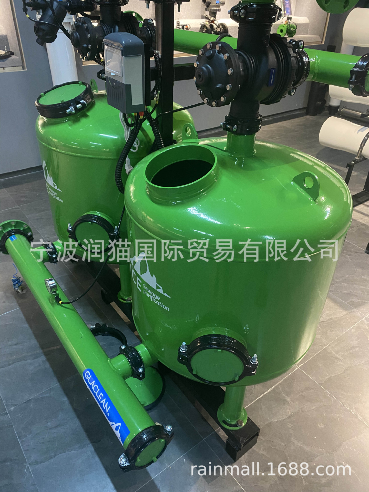 4寸叠片自动反冲洗 全自动砂石过滤器农业灌溉过滤器河水井水过滤