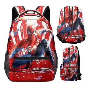 Fully Printed 3Dspider-Man Spider-Man Primary and Secondary School Students' Schoolbags, Kidsren's Backpacks and Backpacks in Stock