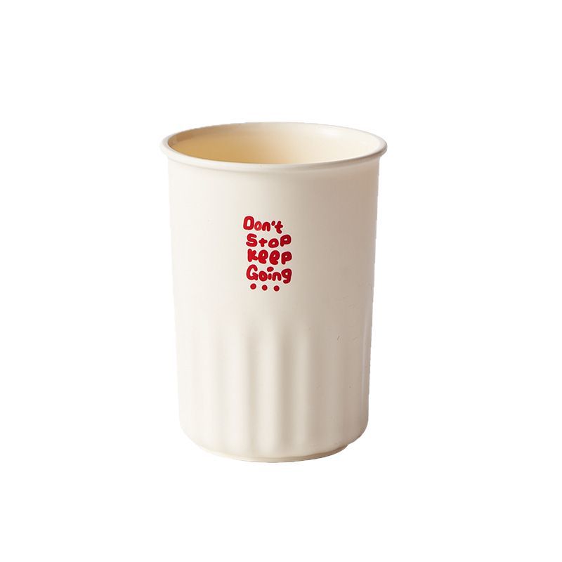 Creativo de gran capacidad con mango de taza de cepillo de dientes de alto valor facial taza de enjuague bucal casero taza de baño de pareja