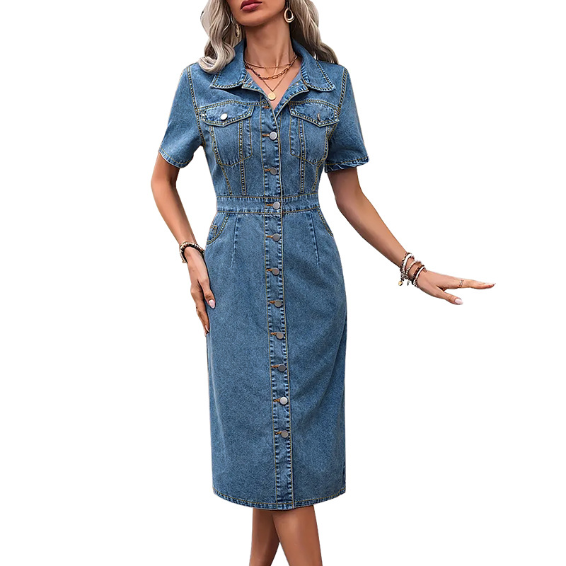 plus Size Women's Slimming Fashion Dress 218728 Cross Border Independent Website Direct Sales Summer Collection_ecoleips.com