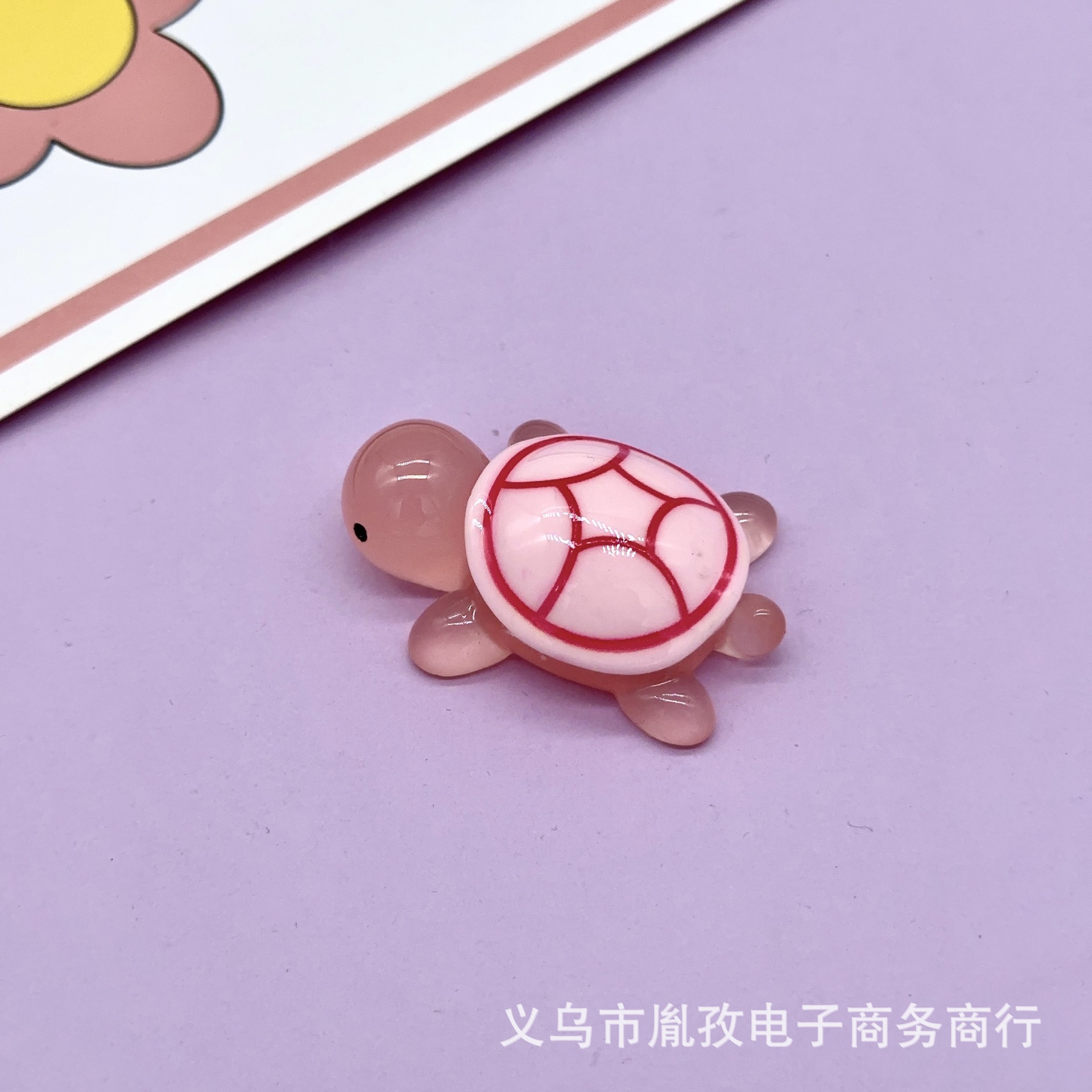 Caricatura estereoscópica tortuga de luz nocturna para tocar DIY accesorios de joyería puede hacer bolsas ciegas creativas en vivo lotes de ventas calientes