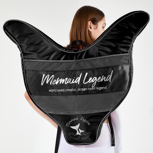 Mermaid flippers Australian mermaid tail wing bag waterproof bag fish flipper fish tail bag canvas backpack shoulder single flipper bag