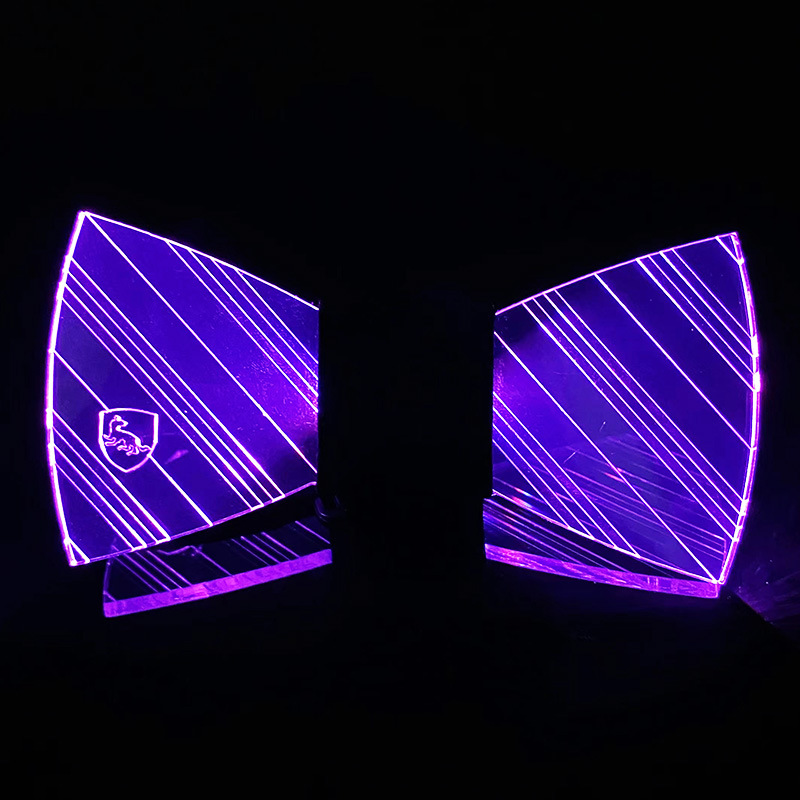 Corbata luminosa LED, suministros para fiesta de baile de Carnaval, pajarita luminosa de diez colores, accesorios de ambiente para discoteca, bar y discoteca