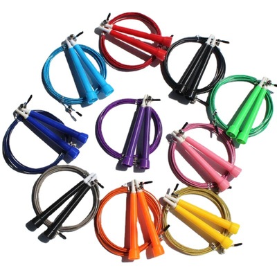 pu steel wire skipping rope On behalf of Sports examination Dedicated skipping rope adult children men and women pupil Sporting Goods