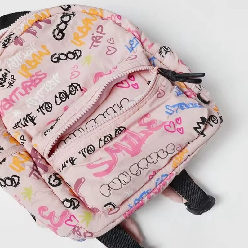 Children's bag, shoulder bag, backpack with letters, school bag, 2023 collection