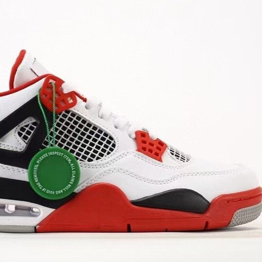 Putian Shoes Pure Source High Quality Joe Aj4 Electric Mother Yellow Retro White Cement Jordan Retro Practical Basketball Shoes Wholesale