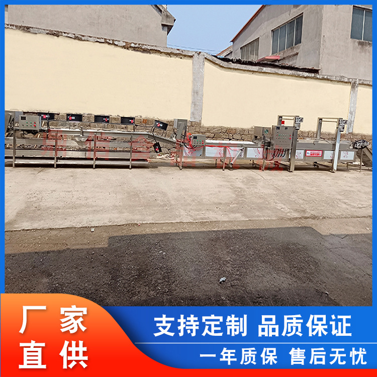 供应肉类全自动油炸线馓子油炸设备鼎信牛肉干连续式机休闲食品