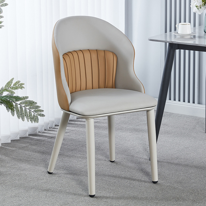 Silla de comedor moderna y simple silla de comedor de lujo ligera silla de comedor silla de mahjong confortable silla de recepción silla de hotel
