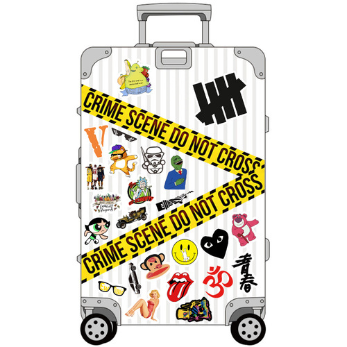 50 One Piece Cartoon Anime Japanese Manga Suitcase Computer Scooter Car Motorcycle Waterproof Graffiti Stickers
