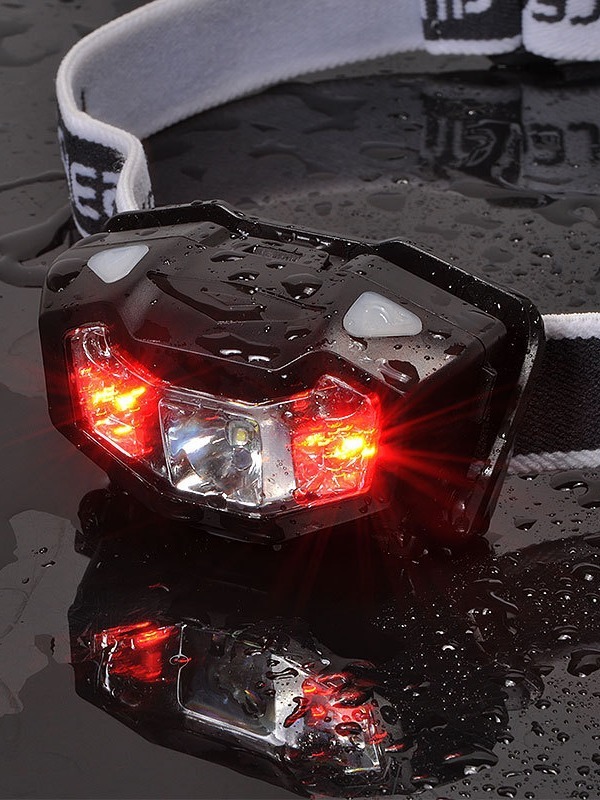 新型アウトドアスポーツヘッドライトLED高亮充電可能ヘッドライトヘッドランプアウトドアヘッドは強い光の懐中電灯をつけて防水します。|undefined