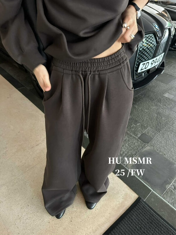 广州十三行HUMSMR秋上新爆款宽松抽绳审计直筒休闲裤D1829|undefined