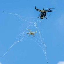 外贸出口无人机抓捕网 中东沙特伊朗弹射拦截网 大马力凯夫拉网厂