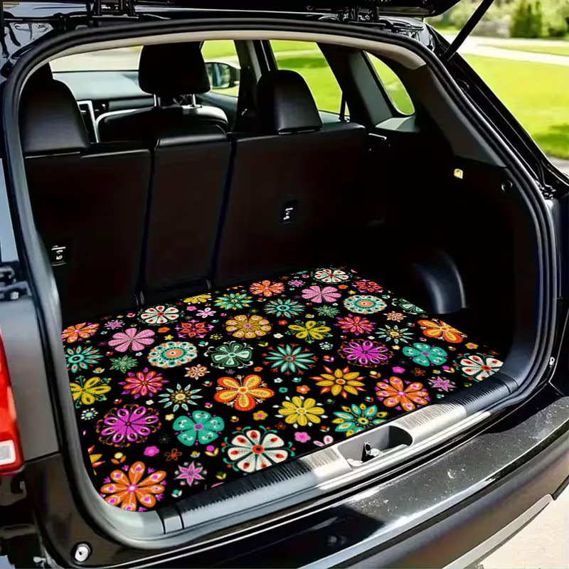 Crystal velvet car trunk mat, wear-resistant, cross-border Amazon dust-proof mat, water-absorbent, dirt-resistant, easy to maintain, wholesale