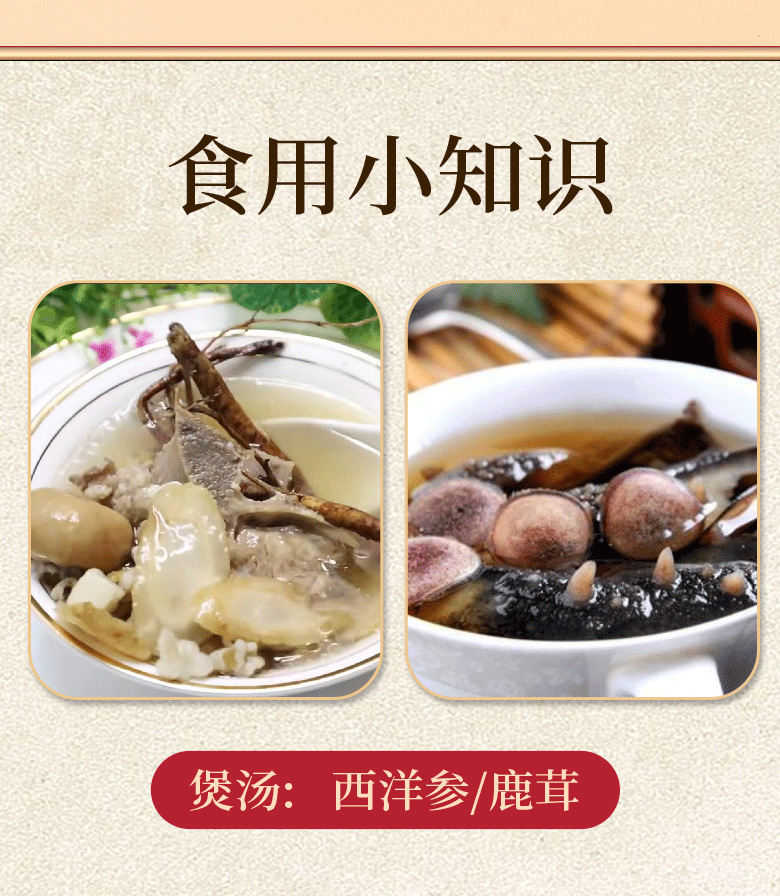American Ginseng Gift Box Xi Yang Shen Panax quinquefolius Root Wellness Gift for Parents New Year in use