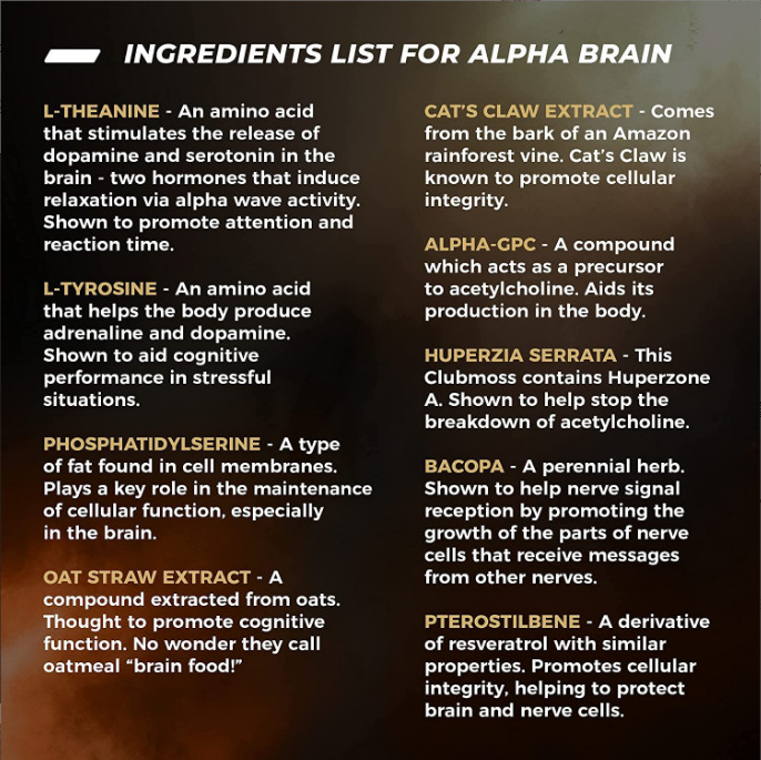 智力胶囊跨境现货Alpha Brain capsule脑力胶囊工厂素食口服-阿里巴巴