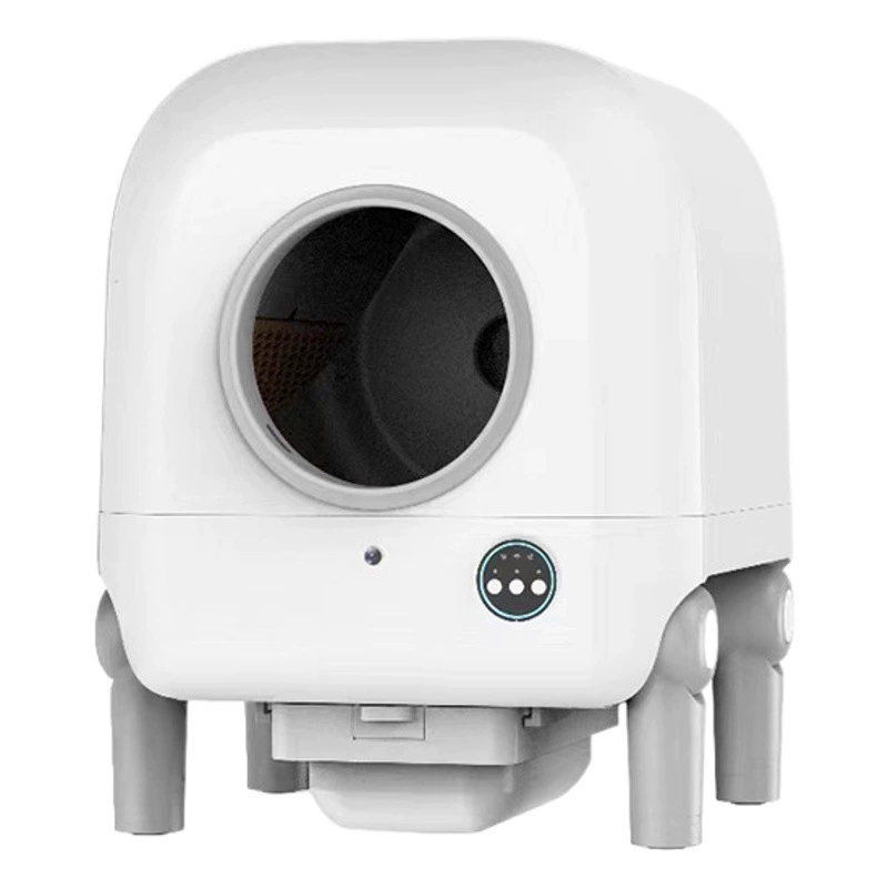 Умный ящик для кошачьего туалета Автоматический кошачий Туалет Закрытый дезодорационный ящик для кошачьего туалета Внутренний склад Большой емкости Пульт дистанционного управления мобильным телефоном