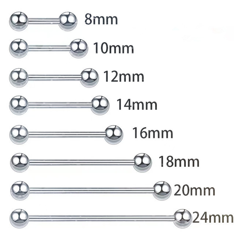 Round Bead Earrings, Ear Bone Studs for Women, New Japanese and Korean Style, Niche Design Earrings, Double-Headed Round Ball Pointed Cone Ear Accessories