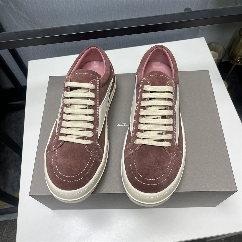 24 пары весенне-летних розовых замшевых кожаных низких кед RO для мужчин и женщин, спортивная обувь в стиле ретро из вельвета LIDO, модный трендовый стиль