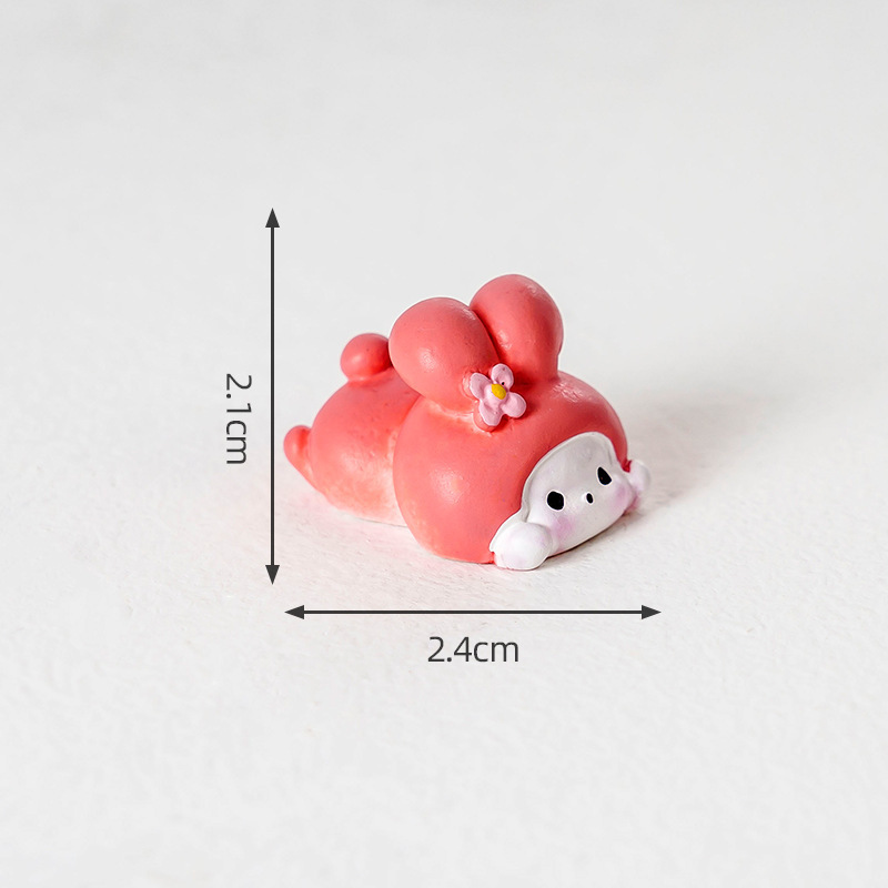 クリエイティブでかわいいサンリオ DIY 装飾ブラインドバッグアクセサリーマイクロランドスケープ車のデスクトップミニ装飾品|undefined