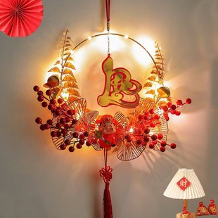 2024 Non-woven Fabric Vietnamese Text Spring Festival New Year Pendant in stock Explosions Customizable