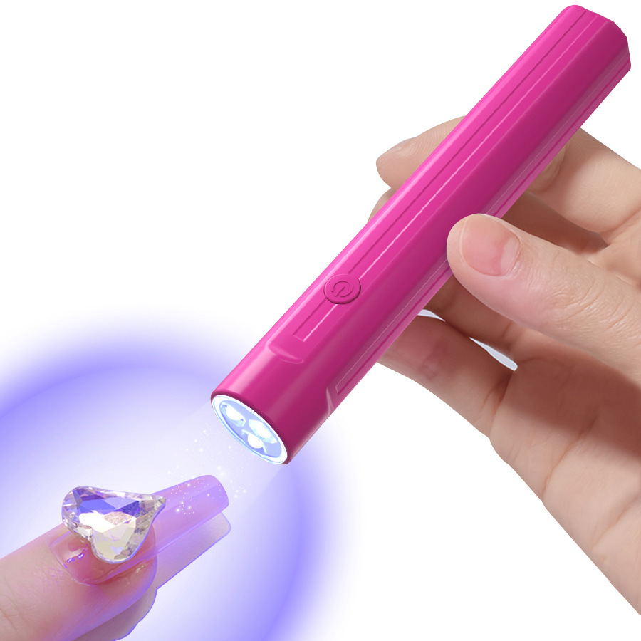Lámpara de uñas de mano pequeña portátil plug-in mini lámpara de fototerapia hoja de uñas lámpara de cocción lámpara de fototerapia de mano de uñas