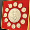 Jewelry, coins, set, gift box, Chinese horoscope, Birthday gift