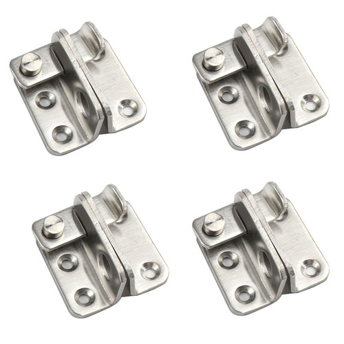 Stainless steel door buckle, door bolt, latch, anti-theft door buckle, left and right door buckle, safety door lock, lock with keyhole