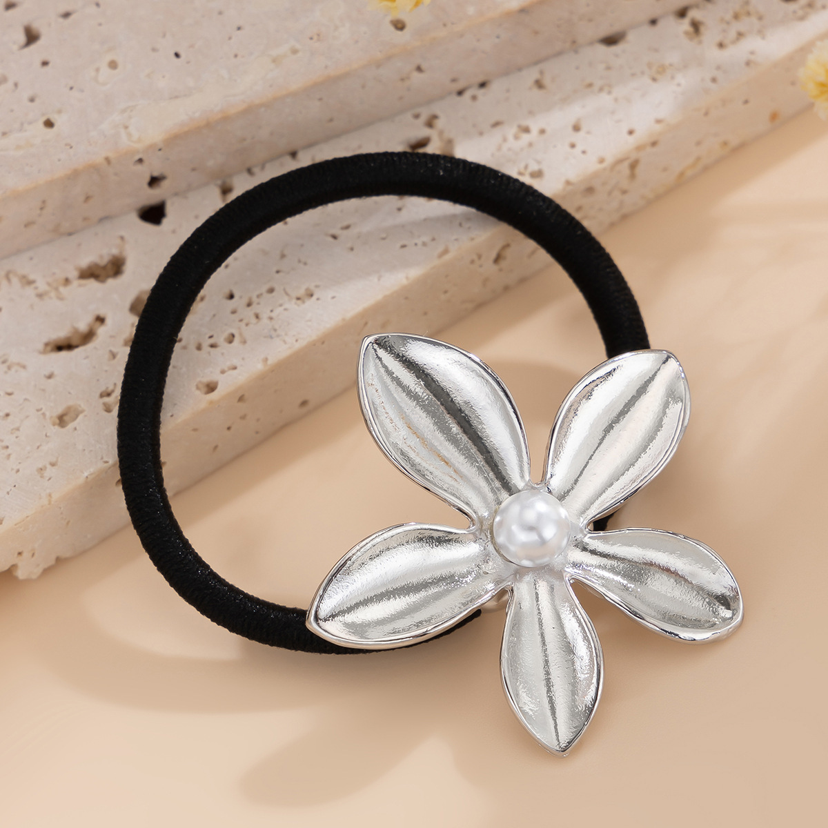 Holiday, Daily Occasion Women's Basic Flower Imitation Pearl Alloy Hair Tie