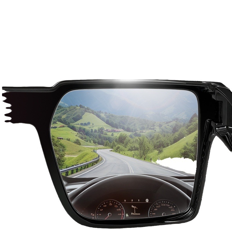Men's fashionable classic black sunglasses