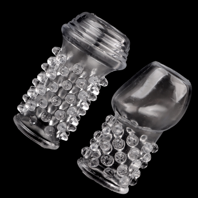 Spiked Textured Locking Condom Sleeve, TPE Reusable Extender, Fire Dragon Design — detail image 7