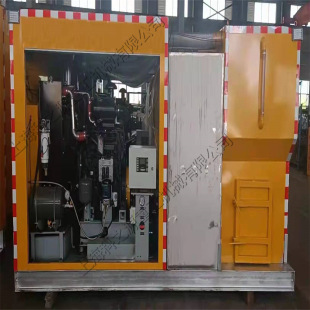 Recovery type high pressure water line removal machine road marking high pressure line cleaning machine mobile highway line removal machine