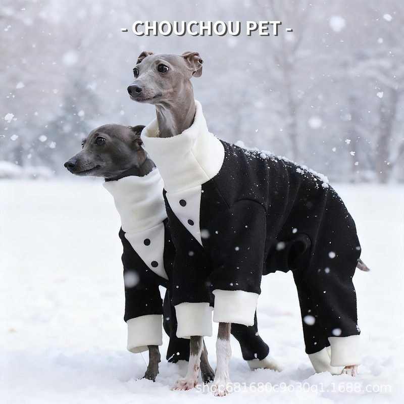 New Cross-Border Pet Clothes Christmas Halloween Party Pet Dress Thickened Warm Dog Clothes in Stock