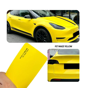 Axxpel Avtomobil PET Kristal Qarğıdalı Sarı Rəng Dəyişən Film, Tam Avtomobil Üçün