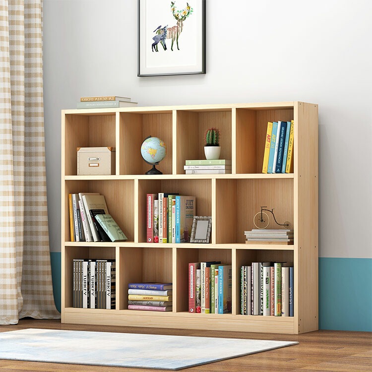 Directly Supplied from the Manufacturer, Wooden Simple Bookcases, Kindergarten Painting and Book Storage Cabinets, Home Bay Window Storage Cabinets