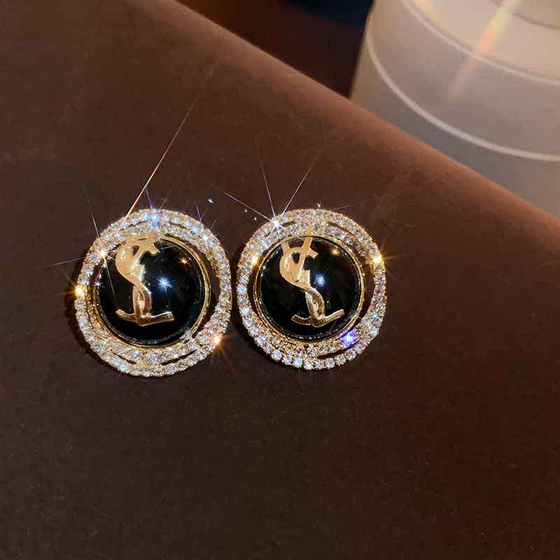 Pendientes franceses retro con lazo, aguja de plata 925, diseño elegante y dulce, estilo lujo ligero