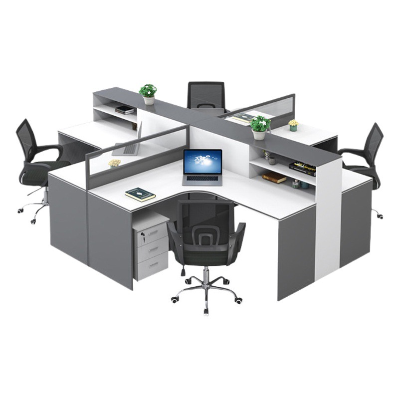 Pantalla personal escritorio simple moderno escritorio de la computadora de oficina estación titular de la tarjeta Escritorio de oficina y silla combinación al por mayor