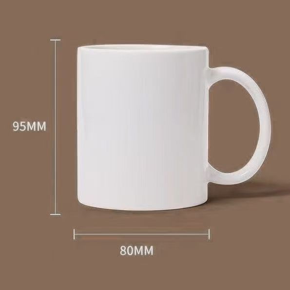 Fábrica directa de transferencia térmica de tazas de recubrimiento de sublimación térmica de cerámica al por mayor brillante esmerilado caballo mágico de cambio de color